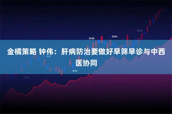 金橘策略 钟伟:肝病防治要做好早筛早诊与中西医协同